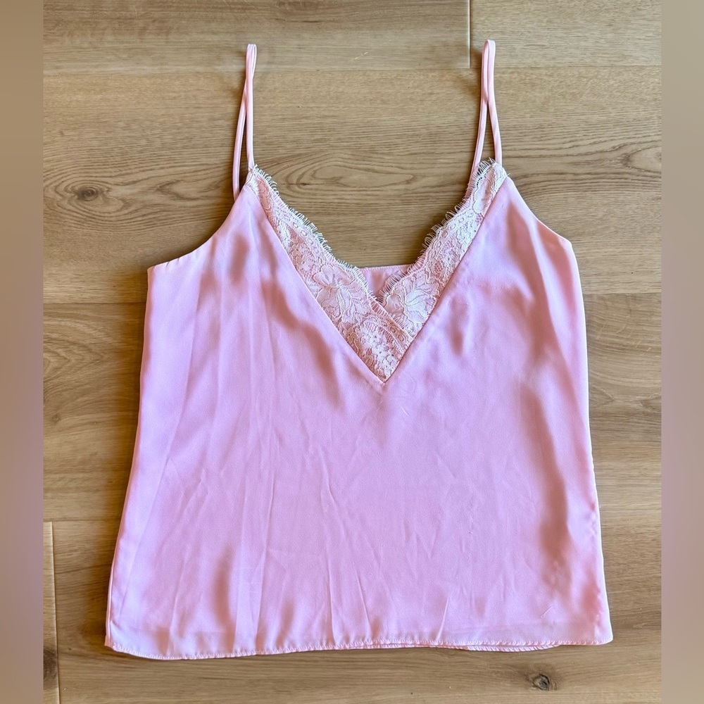 Socialite Pink Lace Camisole Size S